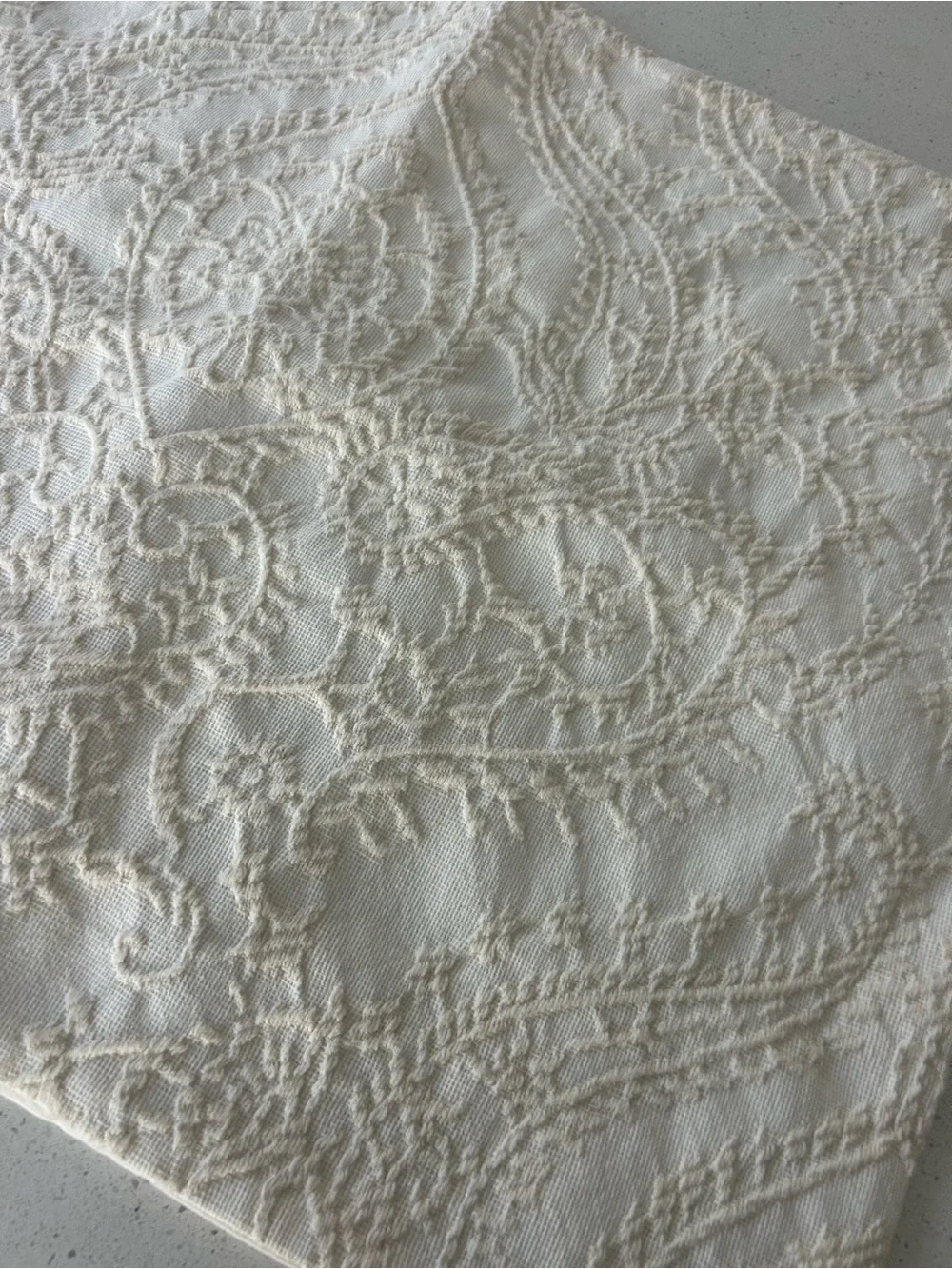 Pottery Barn Embroidered Accent Pillow Sham 20” x 26” NWOT